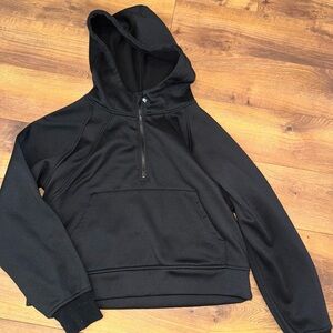 Laslulu black Hooded Sweatshirt